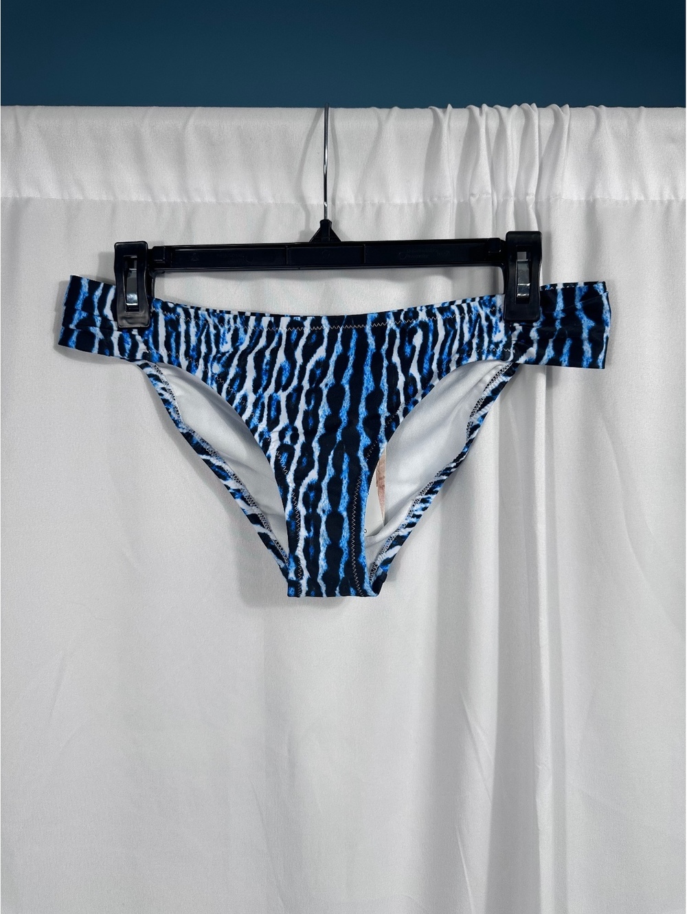 Jessica Simpson Dark Navy Multi Bikini Bottom Size Small